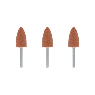 Imagen de Dremel 952 Juego de accesorios piedras amolar óxido aluminio, 3 cónicas para y afilar metales (9,5 mm)