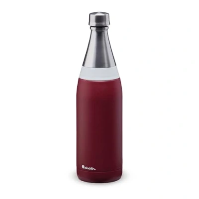 Imagen de Aladdin Fresco Thermavac Botellas Termicas Agua Acero Inoxidable 0.6L Burgundy Red Se Mantiene Fría + 10 Horas Botella Libre de BPA Apta Para Lavavajillas
