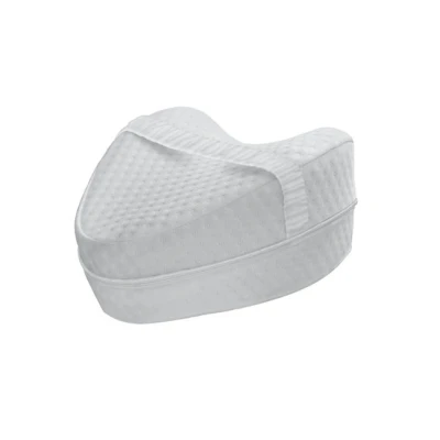 Imagen de Inphysio® Cojín Nocturno para Rodillas Ergonómico en Forma de Corazón, Espuma con Memoria, Ortopédico, Entre Las Piernas Dormir, Antidolor, Hipoalergénico, 26 x 16 25 cm