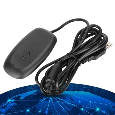 Imagen de Consola adaptadora del Controlador de Juegos inalámbrico Receptor PC para Microsoft Xbox 360