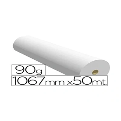 Imagen de Papel reprografia para plotter 1067mmx50mt 90gr impresion ink jet