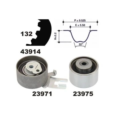 Imagen de MAPCO 23914 Kit de correa distribución 132 VOLVO: S60 I, XC90 XC60 I