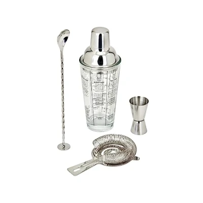 Imagen de Livoo GS156 400 ml coctelera, dosificador, Cuchara y colador Integrado, Compatible con lavavajillas