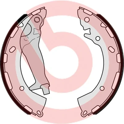 Imagen de BREMBO S 30 525 Zapatas de freno 203 32 con palanca mano HYUNDAI: i20 I Hatchback, i10 norauto, oscaro, mister auto