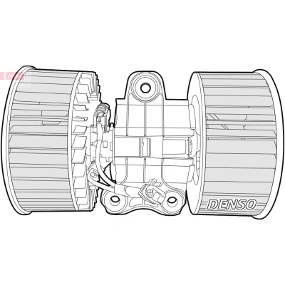 Imagen de DENSO DEA05004 Ventilador de Calefacción para vehíc. con volante a la izquierda BMW: X5, 5 Berlina