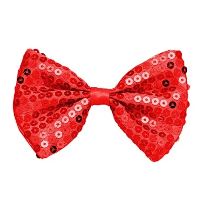 Imagen de &quot;RED SEQUIN BOW TIE&quot;