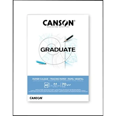 Imagen de Canson Vegetal Bloc Encolado A3 40 hojas 75g
