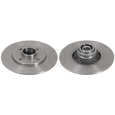 Imagen de A.B.S. 16286C Disco de freno 238 8 4 100 macizo revestido con anillo sensor ABS RENAULT: CLIO 2, 1