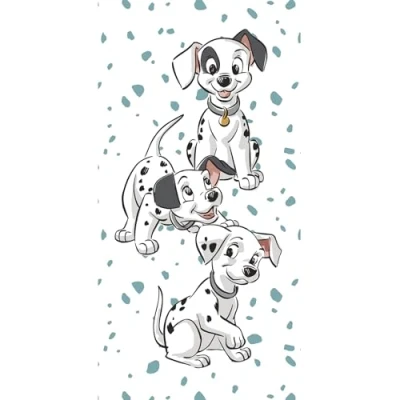 Imagen de Jerry Fabrics Disney 101 Dálmata Lucky Toalla de ducha (70 x 140 cm)