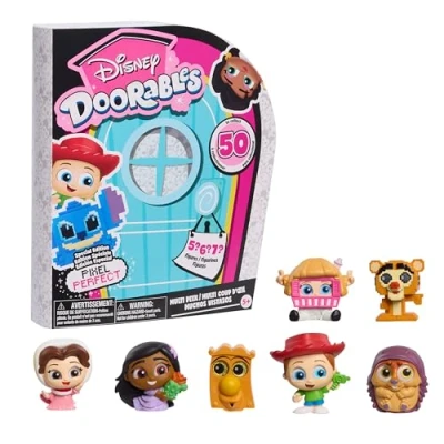 Imagen de Just Play Figuras Disney Doorables Pixel Multi Peek, estatuillas Sorpresa de 3,8 cm coleccionables detrás Cada Puerta, Juguetes para niños a Partir 5 años