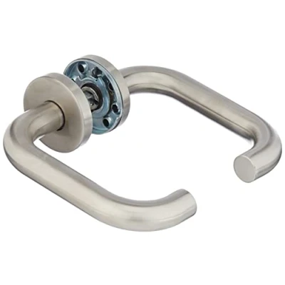 Imagen de Bricard 666451 Tempo New Wave Tirador de puerta sobre rosetón (acero inoxidable, 7 mm)
