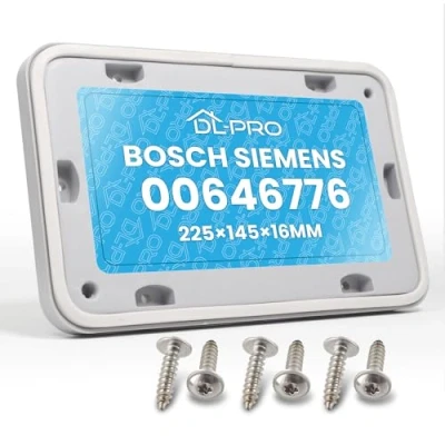Imagen de DL pro tapa de mantenimiento puerta servicio 22,5 x 14,5 cm se ajusta a Bosch Siemens Balay 00646776 646776 para intercambiador calor secadora