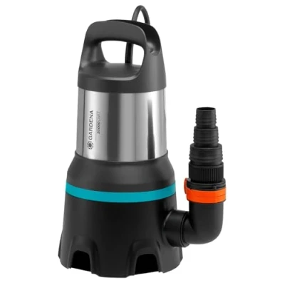 Imagen de Gardena bomba sumergible de aguas residuales 20000 aquasensor: con un caudal 20 000 l/h, para partículas suciedad hasta 35 mm, innovador Aquasensor, 750 W (09044 20)