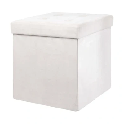 Imagen de THE HOME DECO FACTORY Caja PUF Plegable Beige