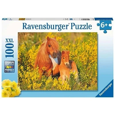 Imagen de Ravensburger Puzzle: Animales, Puzzle Caballos, 6 Años o Más, Puzles Niños Años, Rompecabezas Niños, 100 piezas XXL, Regalo Niño Puzzle, Jigsaw