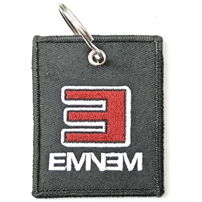 Imagen de Eminem Llavero Keychain Patch Reversed E Logo Nuevo Oficial
