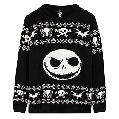 Imagen de The Nightmare Before Christmas Pesadilla Antes de Navidad Jack Skellington Punto Jumper