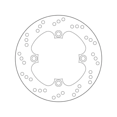 Imagen de BREMBO Disco de freno Fixed , Serie Oro posterior 220mm 5mm 4 perforado 68B40749 Discos freno,