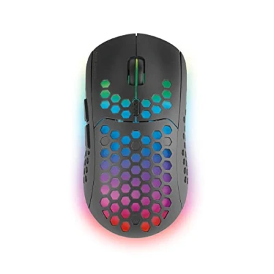 Imagen de Mars Gaming MMW3, Ratón Inalámbrico, RGB Flow, Ultraligero 79g, 3200DPI, Negro