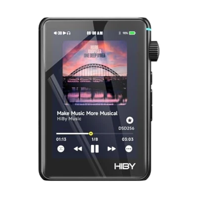 Imagen de HiBy Reproductor de mp3 R3 II con Bluetooth 5.1 MQA DSD PCM compatible Tidal Qobuz Hi Res Audio 4.4mmBAL 2TB Memoria extendida (versión 2025)
