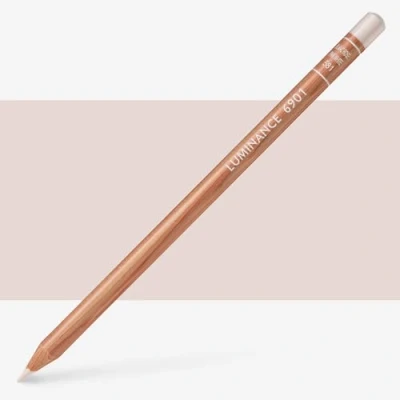Imagen de Caran d&#039;Ache Luminance Colour Pencil Artist 6901.581 Lápices de colores (3 unidades), color rosa y blanco
