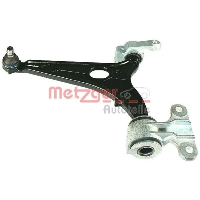 Imagen de METZGER 58037401 Barra oscilante, suspensión de ruedas con rótula suspensión/carga Eje delantero, izquierda, debajo Brazo oscilante transversal 19