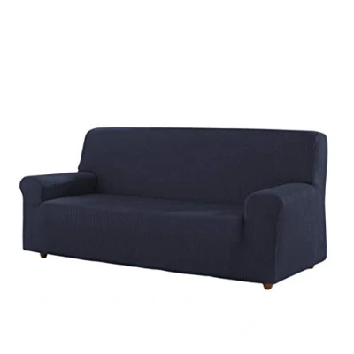 Imagen de Estoralis Berta Funda Sillon de Diseño Moderno Tejido Elastico Marino para 2 Plazas (de 120 a 170 cm.) Maxima Adaptabilidad Todo Tipo sillones