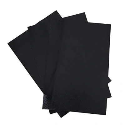 Imagen de Yosoo Health Gear Kit de reparación Botes inflables PVC, 3 Piezas Juego Parches Impermeables PVC para inflables(Negro)
