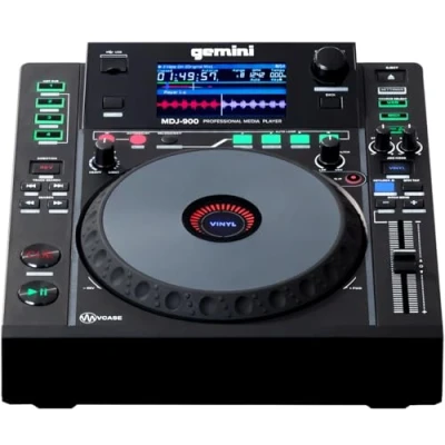 Imagen de Gemini Sound MDJ 900 Reproductor de medios USB profesional con pantalla grande 8 pulgadas y rueda jog sensible al tacto