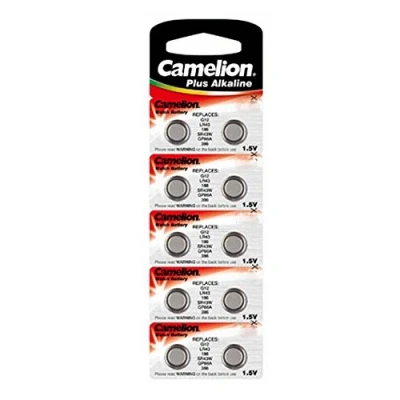 Imagen de 10 Piezas Pilas AG9 Camelion LR936, G9, LR45, 194, GP94A, 394, SR936W
