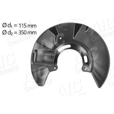Imagen de AIC 56019 Chapa Protectora de Disco Freno Eje delantero, izquierda VOLKSWAGEN: Transporter 5 Bus, Multivan (7HM,