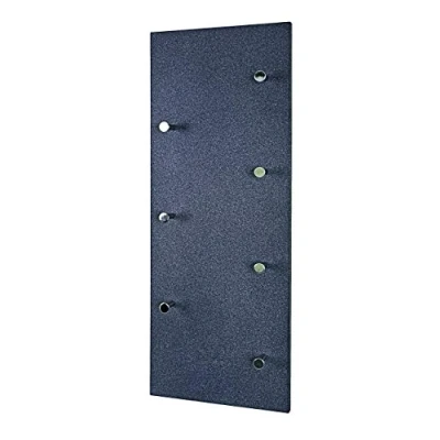 Imagen de HAKU Möbel Perchero de pared cromo, granito, MDF, metal Dim.: AN 80 cm x AL 30 P 6 cm, Estilo: Moderno