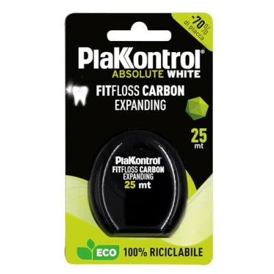 Imagen de Plakkontrol Hilo dental Black Fit Floss de 25 metros 30 g