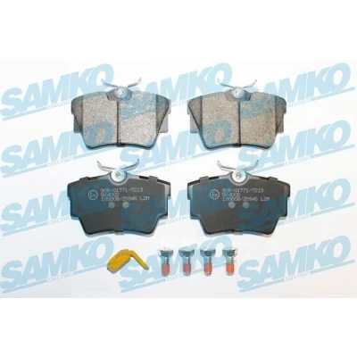 Imagen de SAMKO 5SP946K Juego de pastillas freno con tornillos accesorios RENAULT: Trafic 2 Kasten, Bus, 3, OPEL: Vivaro A Furgón