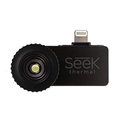 Imagen de SEEK THERMAL LW AAA Compact Cámara de imágenes térmicas para los teléfonos iOS Apple iPhone, Negro