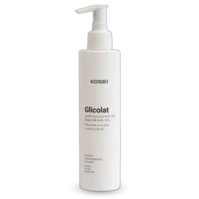 Imagen de KOSEI Glicolat Crema Hidratante Corporal Combate la Piel Seca y Poco Hidratada Mejora Textura Firmeza Suaviza Pieles con Estrías 200 ml