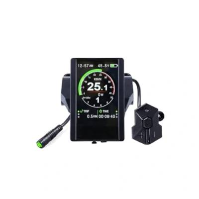 Imagen de windmeile Pantalla 850C, de 3,2 Pulgadas, Compatible con Bafang BBS01 BBS02 BBSHD, a Color, iluminada, Resistente los arañazos, LCD, Bicicleta eléctrica, Pedelec