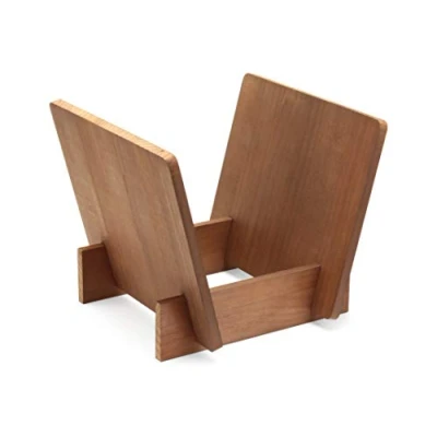 Imagen de Dynavox Soporte ST40 para discos de vinilo madera pino, hasta 40 LP&#039;s y simples, color marrón claro