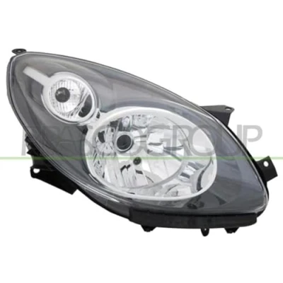 Imagen de PRASCO RN3064823 Faros derecha H4 negro RENAULT: TWINGO 2