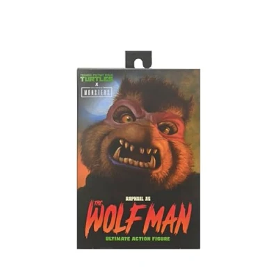 Imagen de NECA Universal Monsters/Teenage Mutant Ninja Turtles Raphael as The Wolfman 7&quot; Scale Action Figure