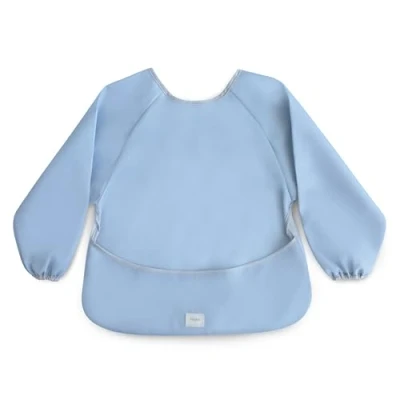 Imagen de mushie Babero con Mangas Bebé Manga Larga Baberos Impermeables Ajuste Ajustable para 6 24 Meses Color: Tradewinds