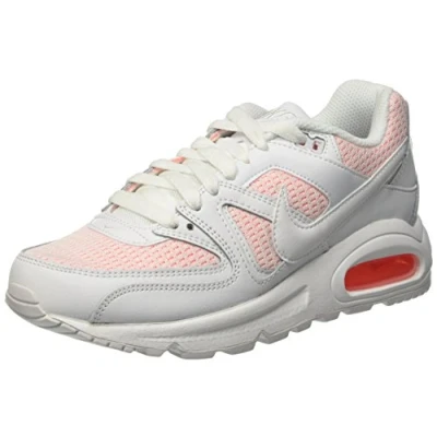 Imagen de Nike Wmns Air MAX Command, Zapatillas de Deporte Mujer, Blanco (White/White Bright Mango), 41 EU