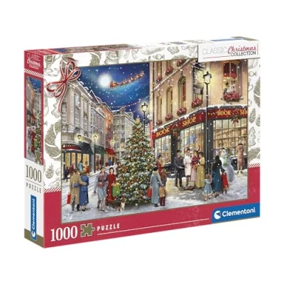 Imagen de Clementoni Colección, Christmas Stroll Puzzle 1000 Piezas, Adulto, Fabricado en Italia 81498