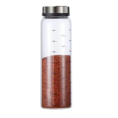 Imagen de saleros y pimenteros con agujeros ajustables, de cocina, 500ml