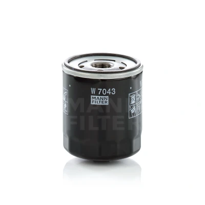 Imagen de MANN FILTER W 7043 Filtro de aceite M 20 X 1.5 6H enroscable FORD: Galaxy Mk3 MPV, Mondeo 5 Kombi, S Max Mk2, FORD USA: Edge Mk2