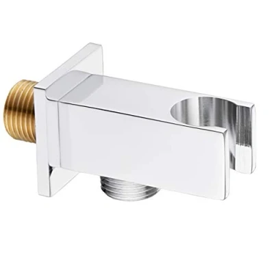 Imagen de Keenware KSA 005 Salida de Codo Pared Ducha con Soporte, Cromado