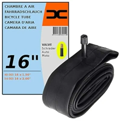 Imagen de cyclingcolors Cámara de Aire para Bicicleta 16 x 1,50 2,00&quot; (40/54 305) Schrader 35MM Bici