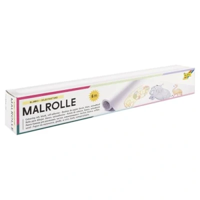 Imagen de folia Pintura en Blanco, 1 Rollo de Aprox. 30 cm x 6 m, Autoadhesivo y extraíble, se adhiere a Todas Las Superficies Lisas, para una diversión sin límites