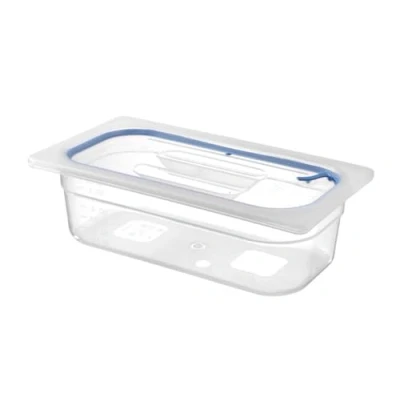 Imagen de HENDI Tapas Gastronorm con cierre hermético PP GN 1/3 Transparente 325x176 mm