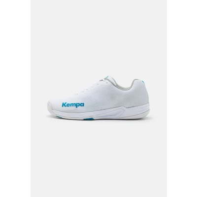 Imagen de Kempa WING 2.0 Zapatillas de balonmano, Hombre, Talla: 40.5, White/deep blue Tela/tejido sintético